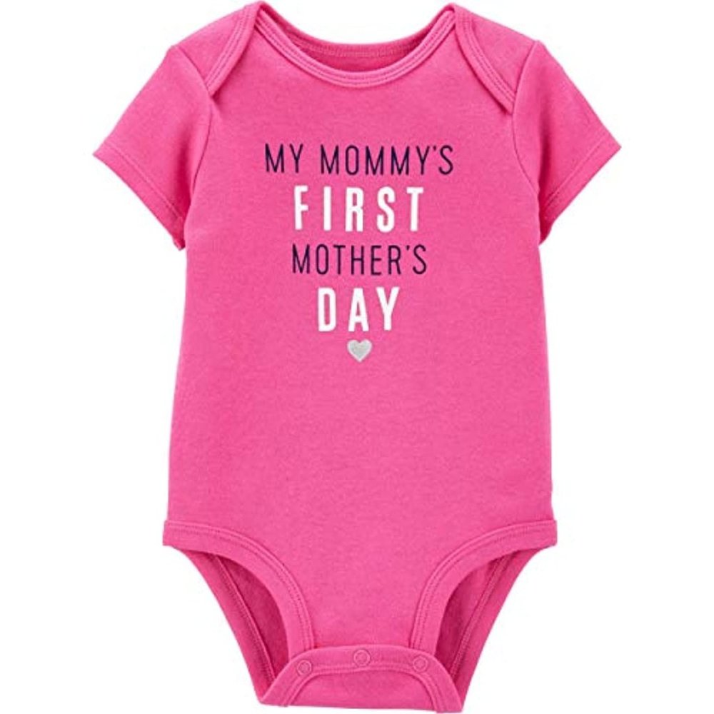 Carter's Onesie First Mother's Day Bodysuit 2T 24 mos Baby Shower new mom